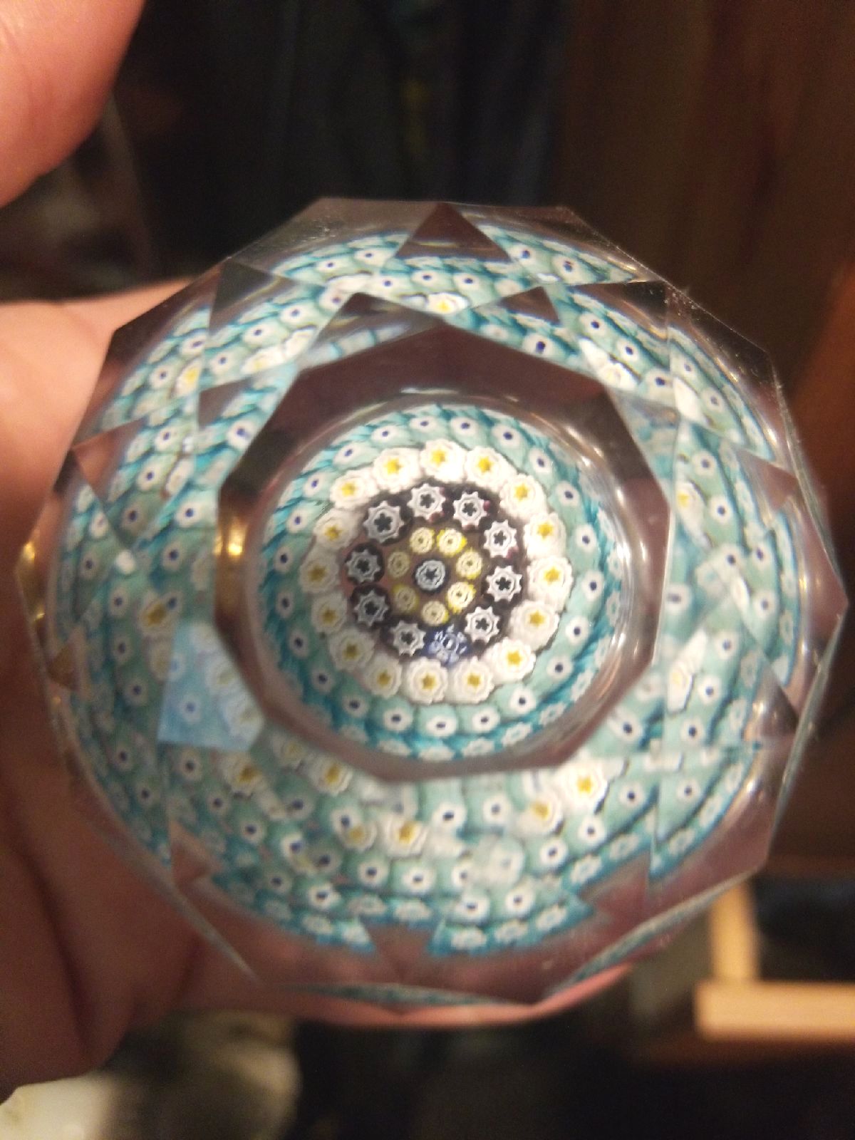 Rare WhiteFriars Diamond Cut Millifori P