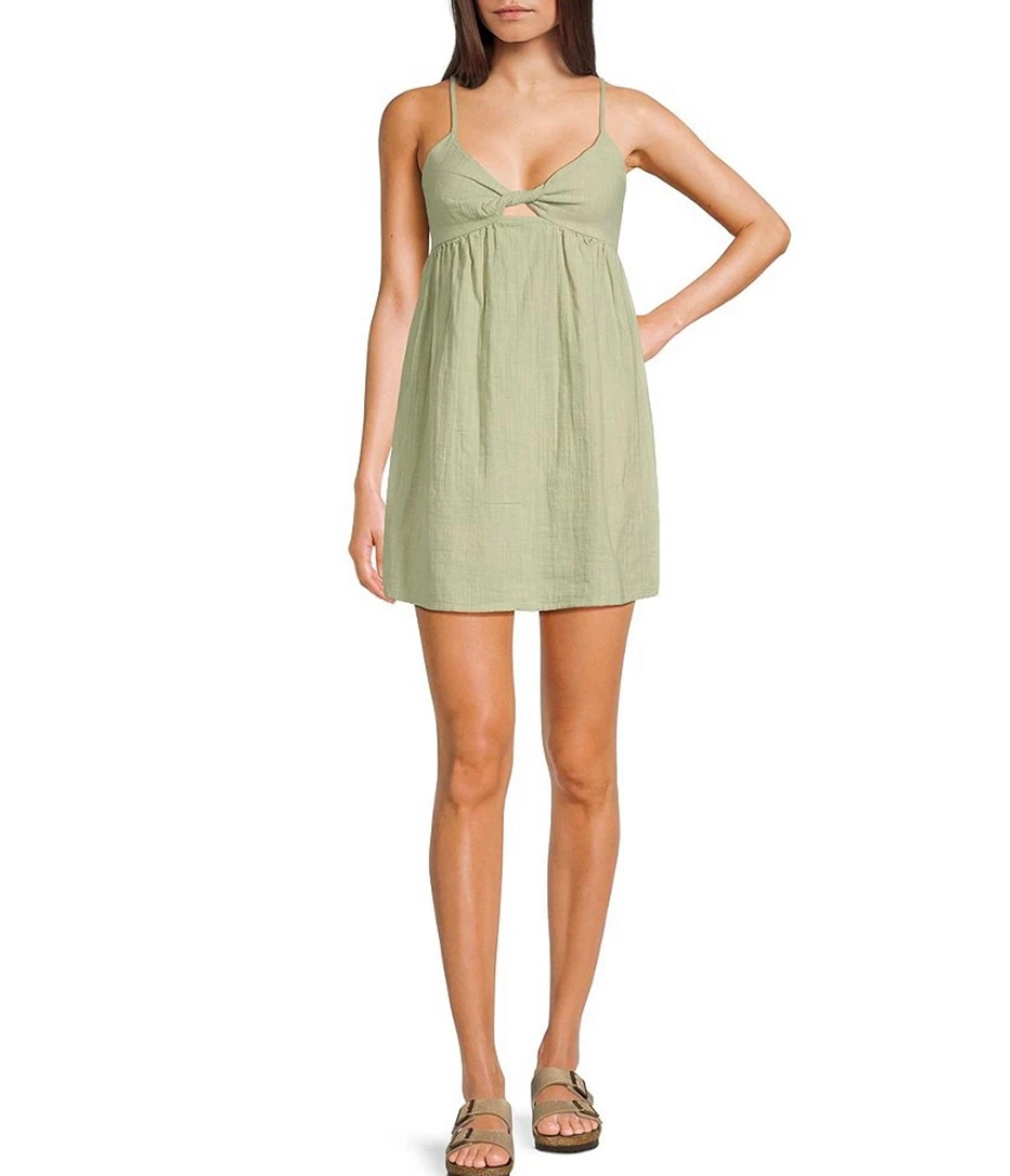 Billabong Women’s in A Twist Cotton Minidress (size M)