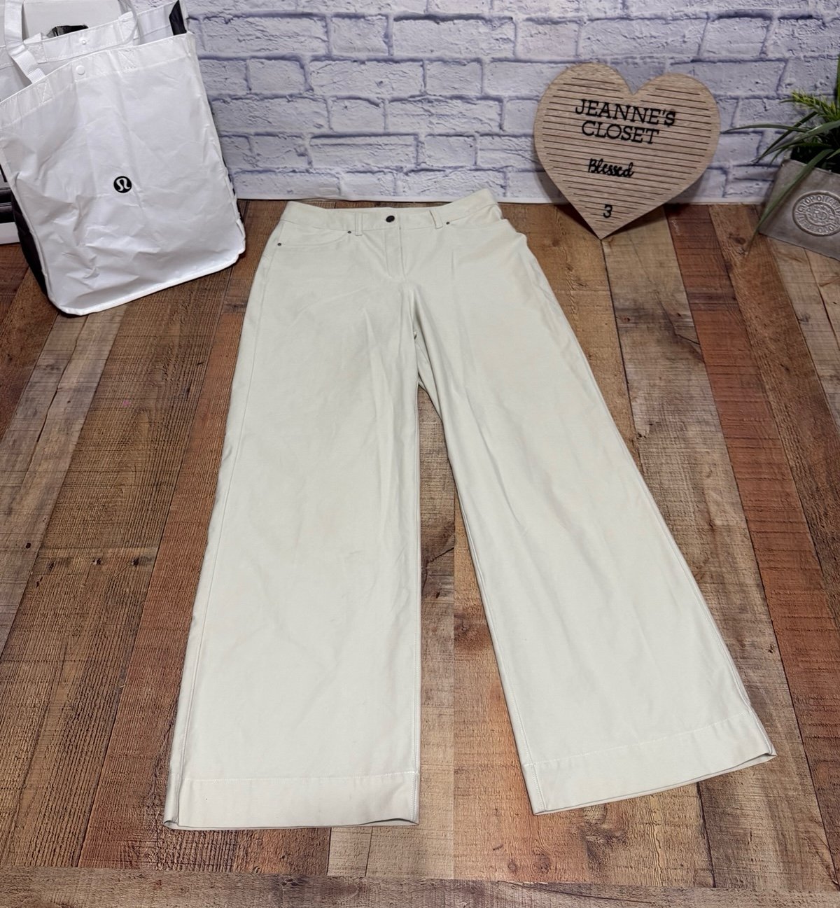 Lululemon City Sleek 5 Pocket Wide-Leg High-Rise Pant *Light Utilitech Size 30