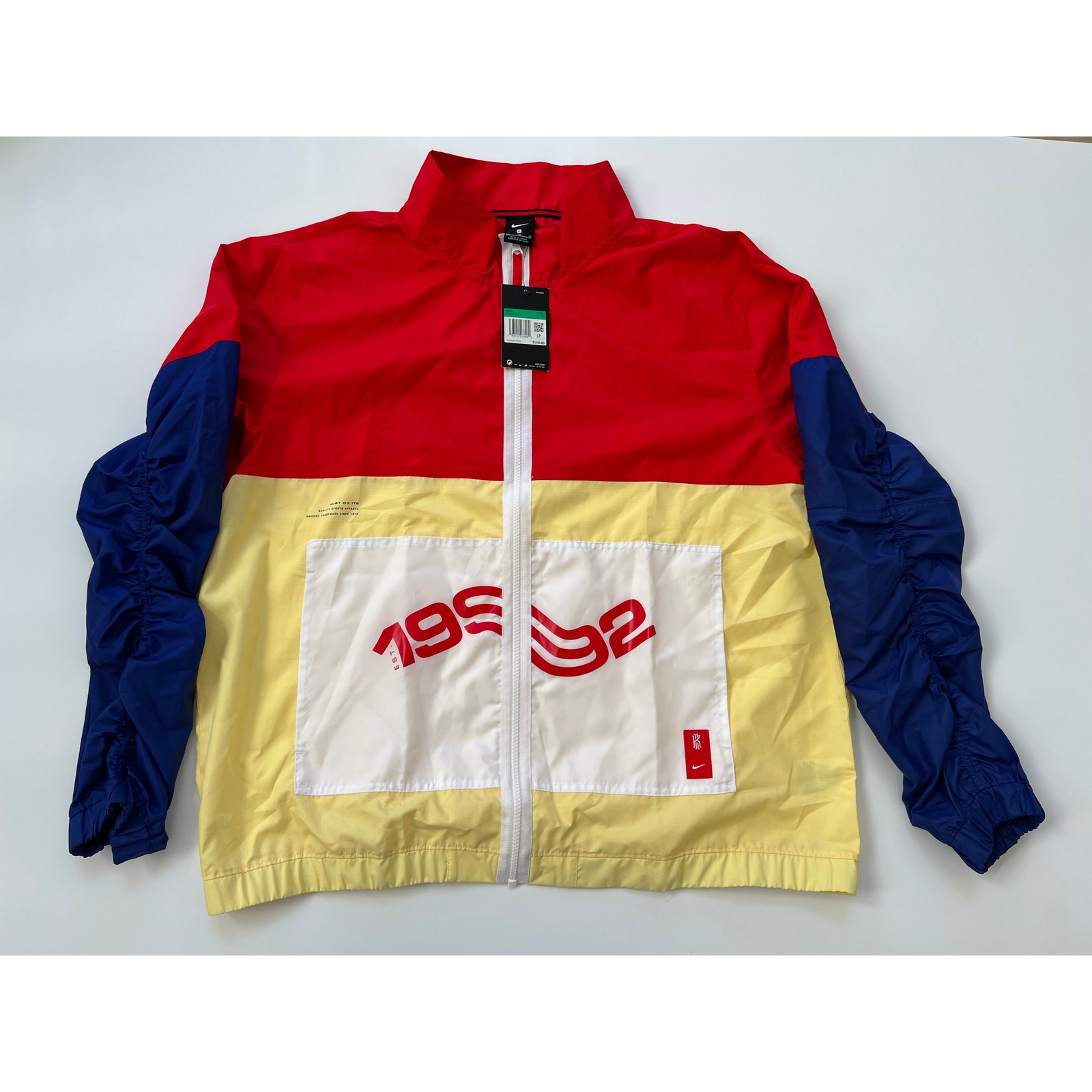 Nike Kyrie Lightweight LOGO Basketball Jacket BV9295 455 Men's XL 130 NWT