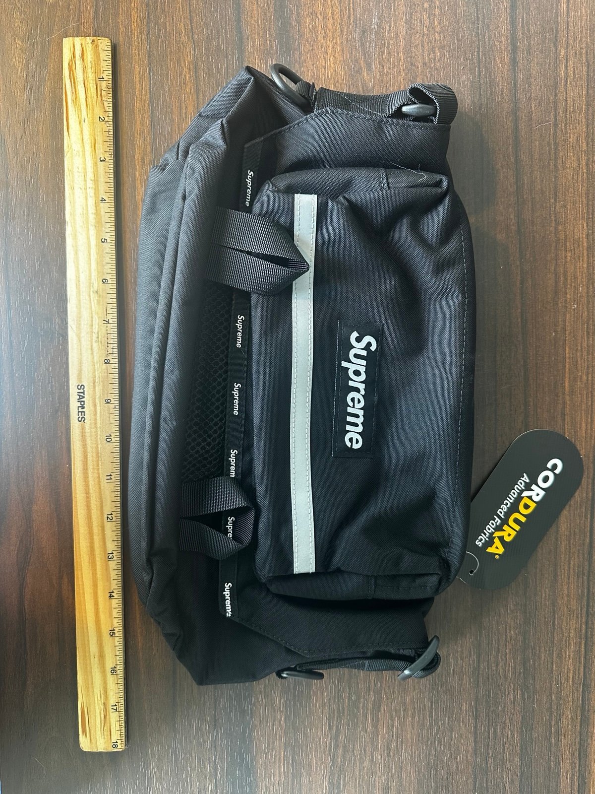 Supreme Black Messenger Bag
