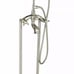 ANZZI TUGELA BRUSHED NICKEL CLAW FOOT TUB HAND SHOWER FAUCET FILLER FS-AZ0052
