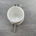 VINTAGE MILK GLASS WHEATON GLASS CANISTER MASON JARS W/ LID LOT OF 4
