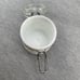 VINTAGE MILK GLASS WHEATON GLASS CANISTER MASON JARS W/ LID LOT OF 4