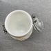 VINTAGE MILK GLASS WHEATON GLASS CANISTER MASON JARS W/ LID LOT OF 4