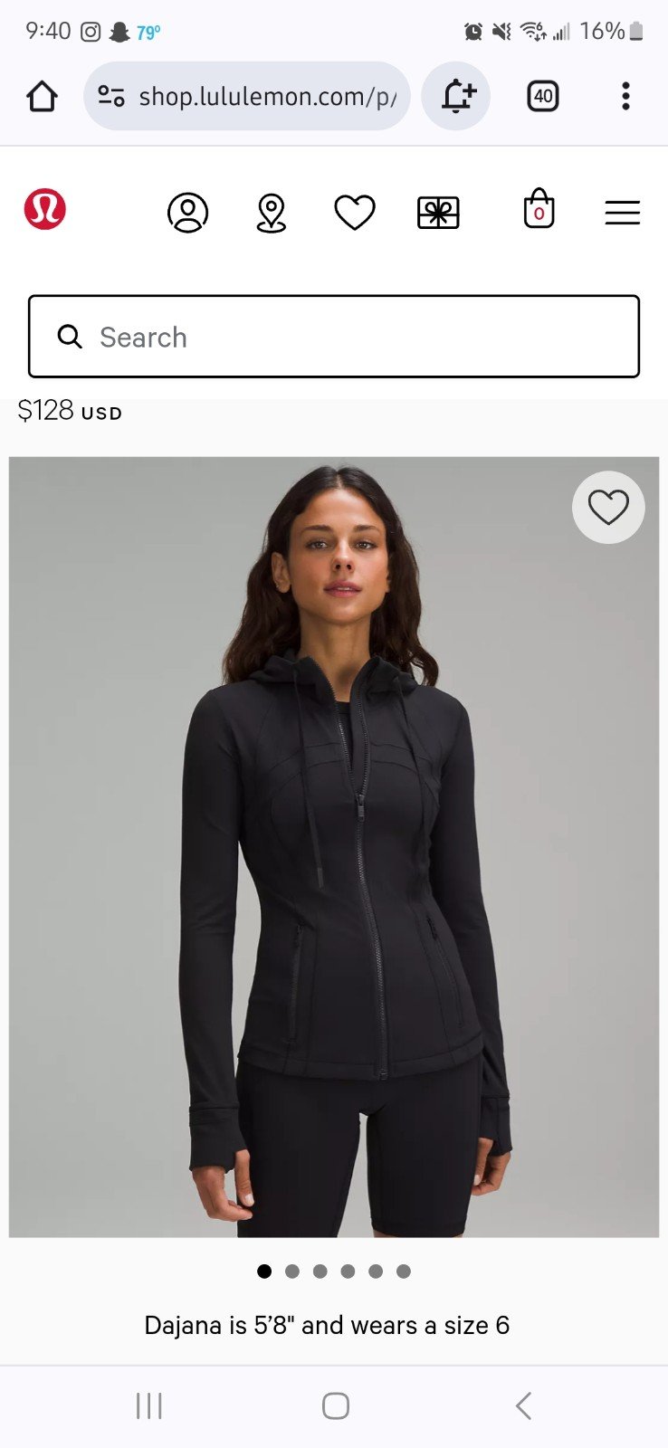 Lululemon Athletica Define Nulux Jacket/ black Camo
