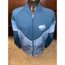 NWT Run Disney Jacket Womens Medium Blue Mickey Mouse RunDisney Parks Running