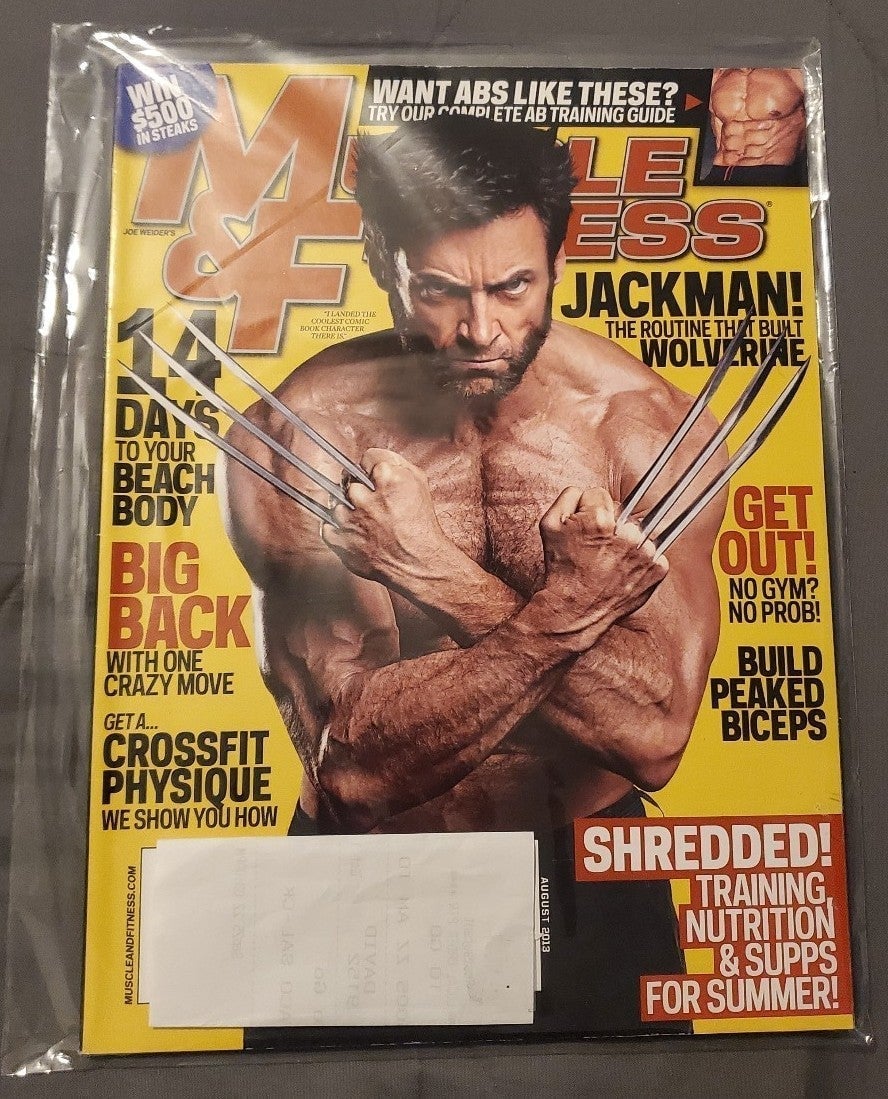 Muscle and Fitness Magazine(Hugh Jackman) 2013