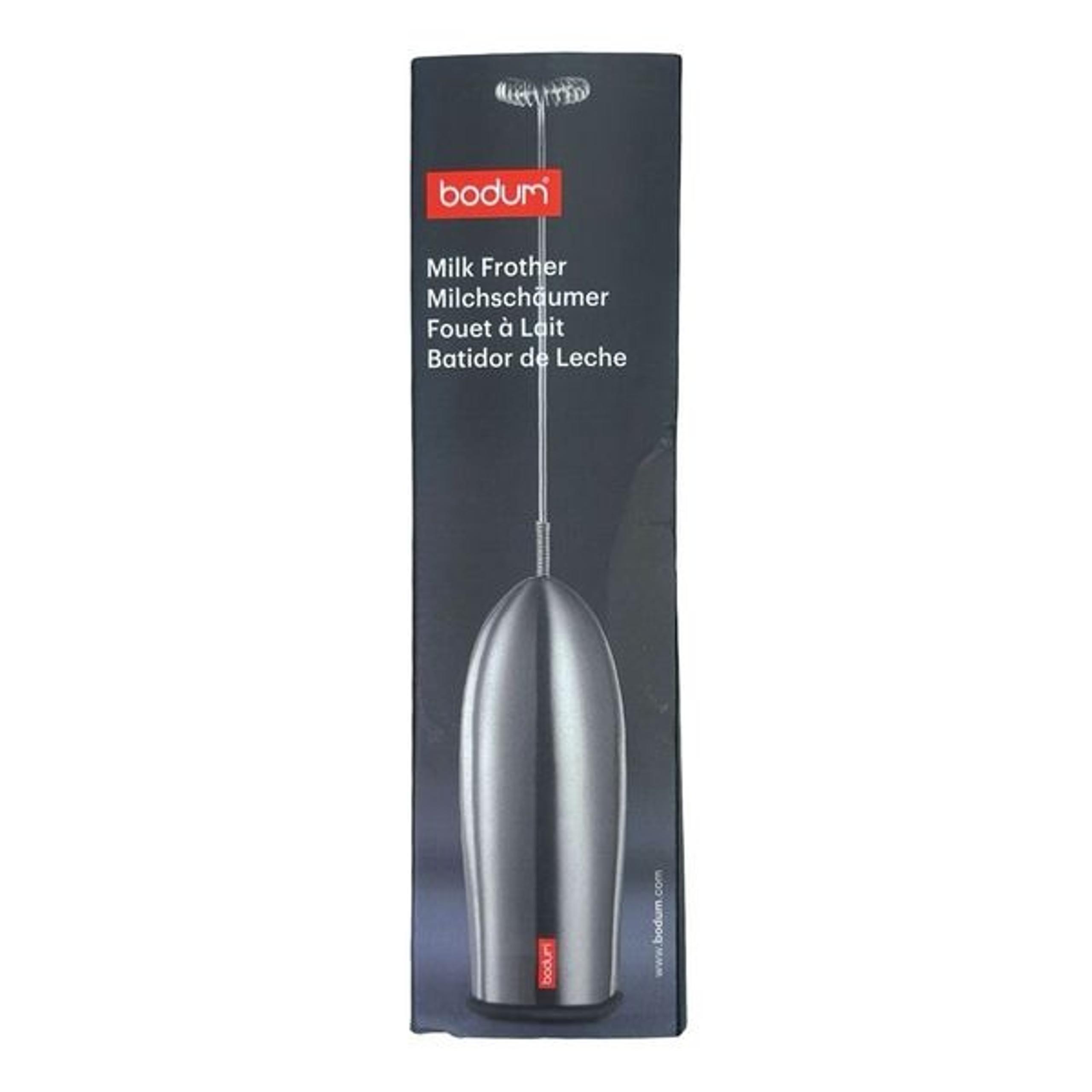 Bodum Schiuma Stainless Steel Battery Operated Milk Frother