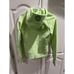 Rare Women’s LULULEMON Lime Green Scuba Hooded Full Zip Athletic Jacket Size 4