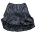 Per Se black silk tiered ruffle peasant skirt witchy core, dark academia 12 US
