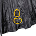 Per Se black silk tiered ruffle peasant skirt witchy core, dark academia 12 US
