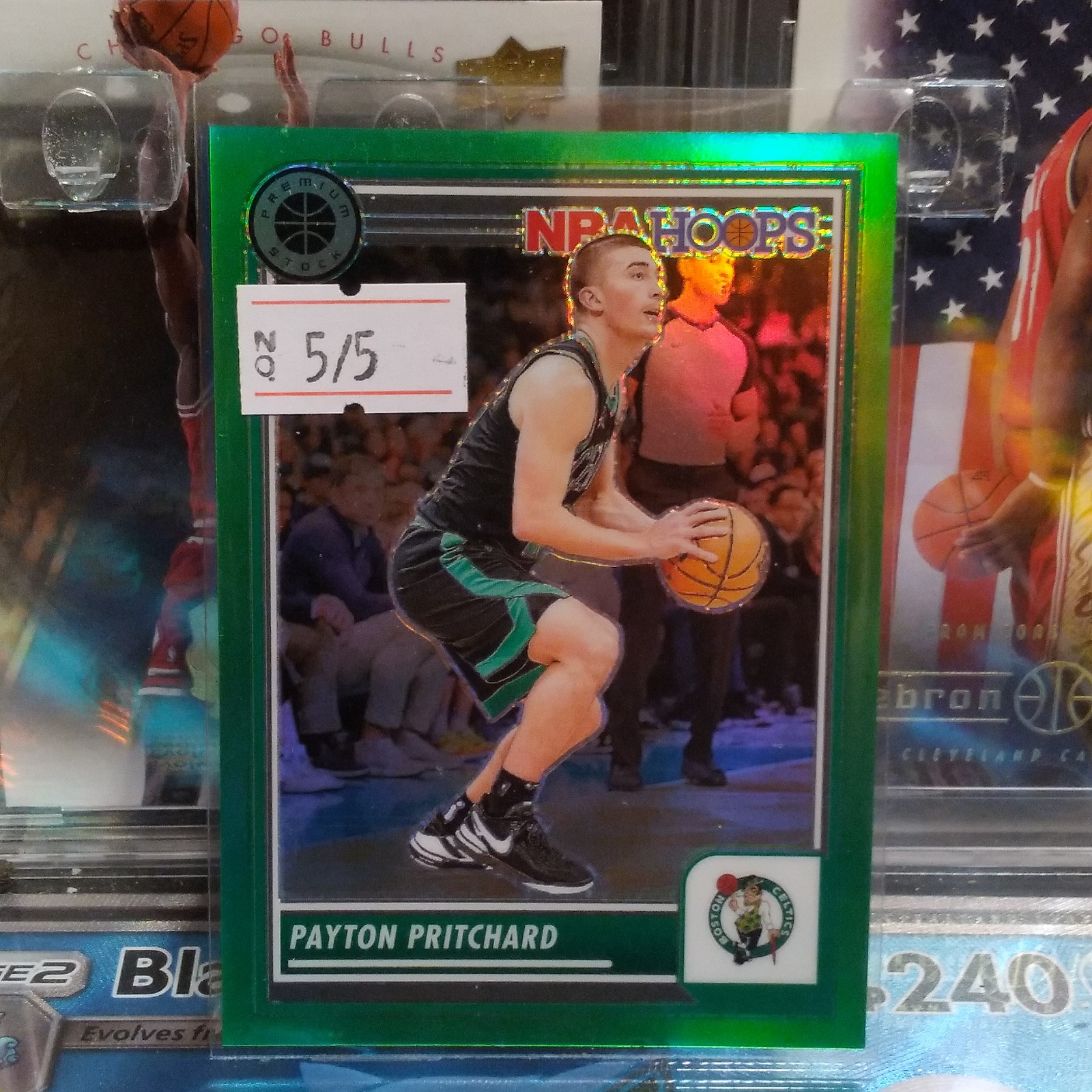 Nba hoops premium stock Payton Pritchard 5/5 lime green