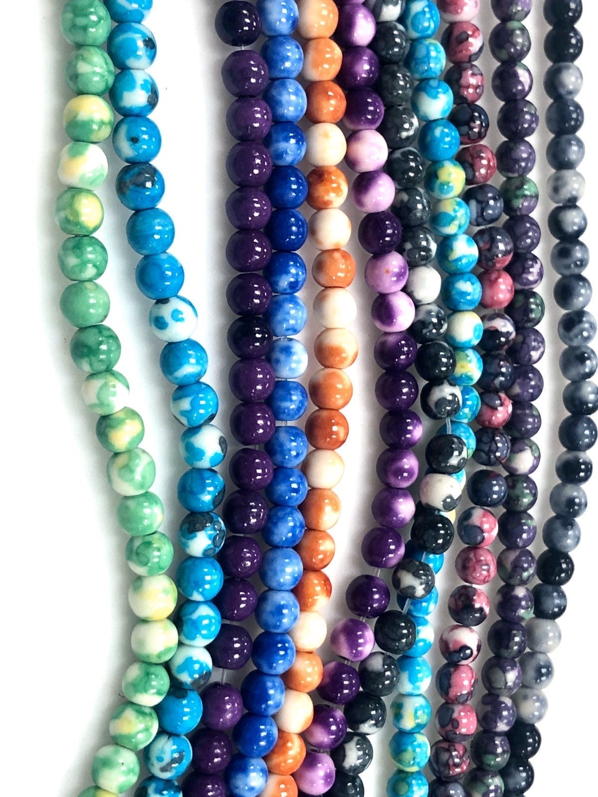 Gemstone Beads 4mm 10 long Strands lot