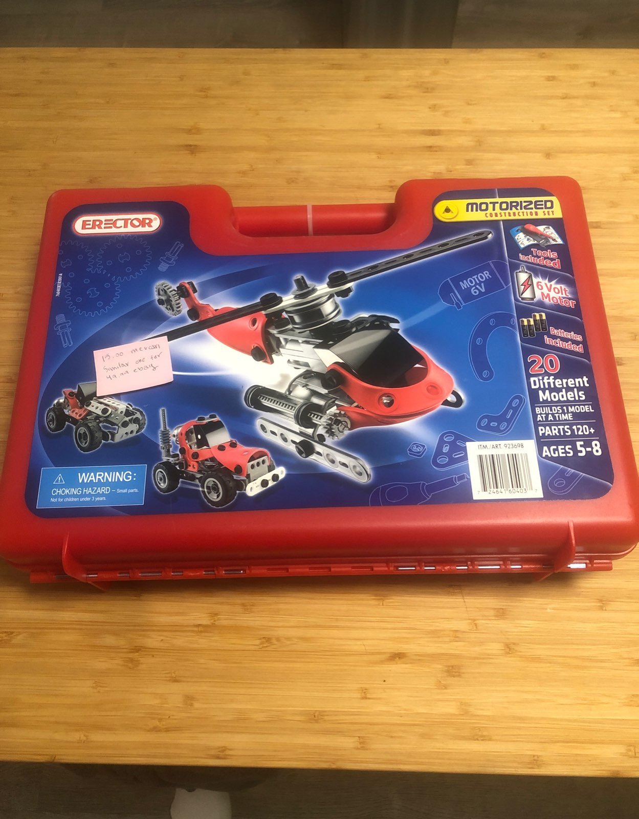 Erector motorized contruction set