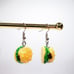 Hamburger earrings
