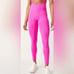 Free People Movement Good Karma High-Rise 7/8 Length Leggings Hot Pink XS/S