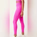 Free People Movement Good Karma High-Rise 7/8 Length Leggings Hot Pink XS/S