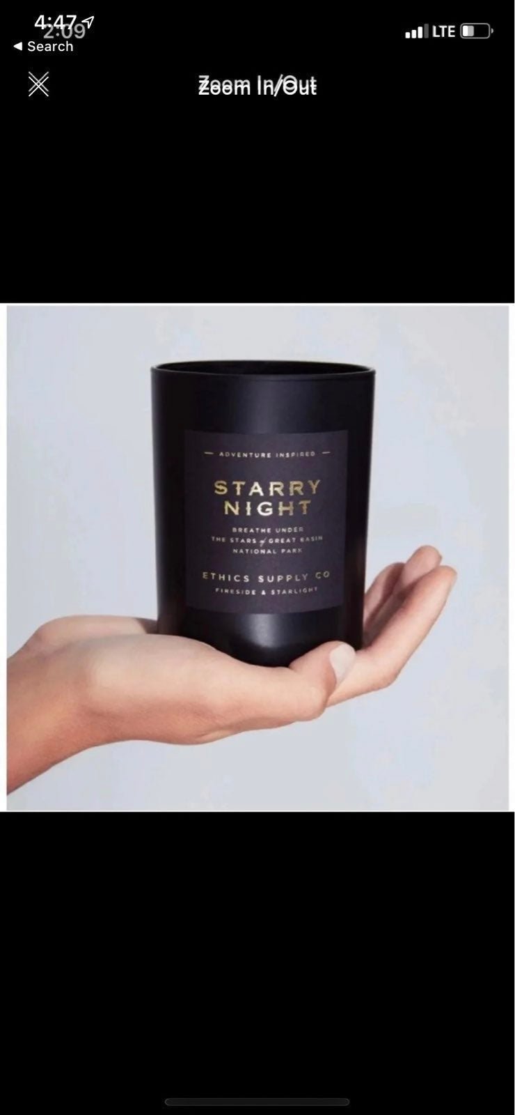 Ethics Supply 10oz Starry Night Candle 5