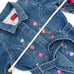 NWT Arizona Jean Company Long Sleeve Denim Shirt Dress & Hat in Blue 3T VINTAGE