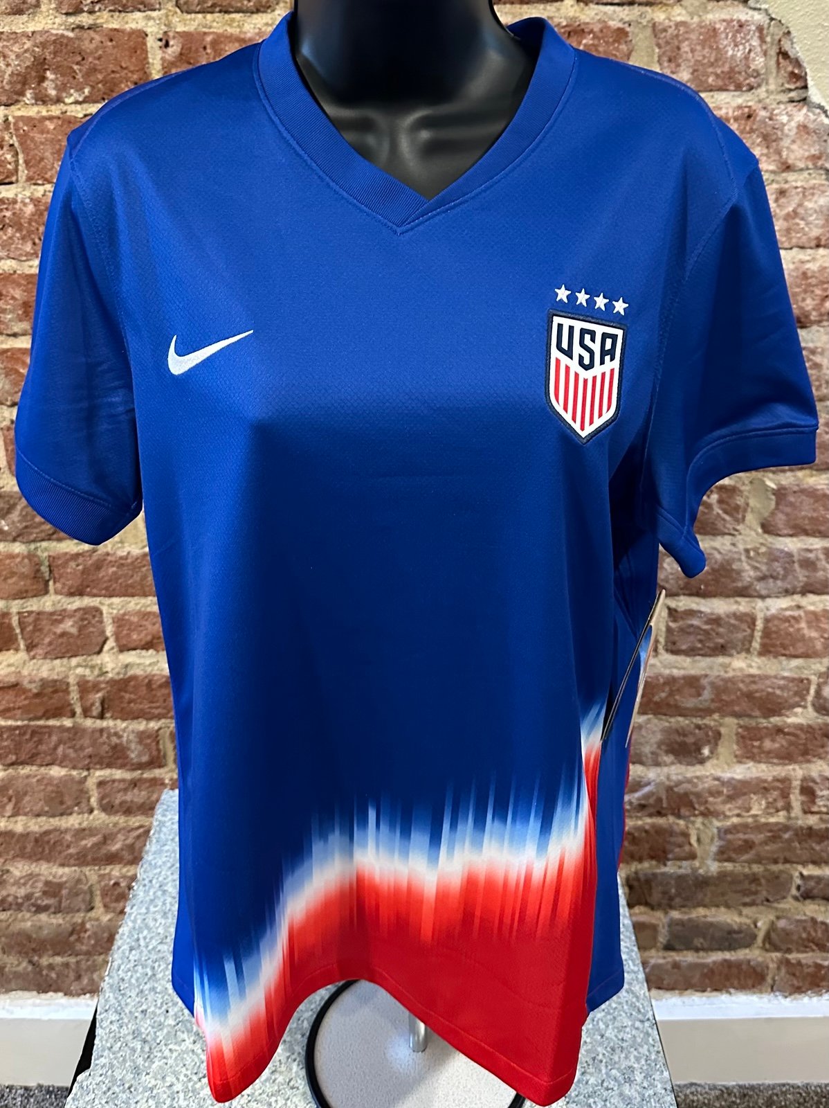 NWT Nike 2024 USWNT 4-Star Stadium Away Soccer Jersey FJ4316-418 Womens Large
