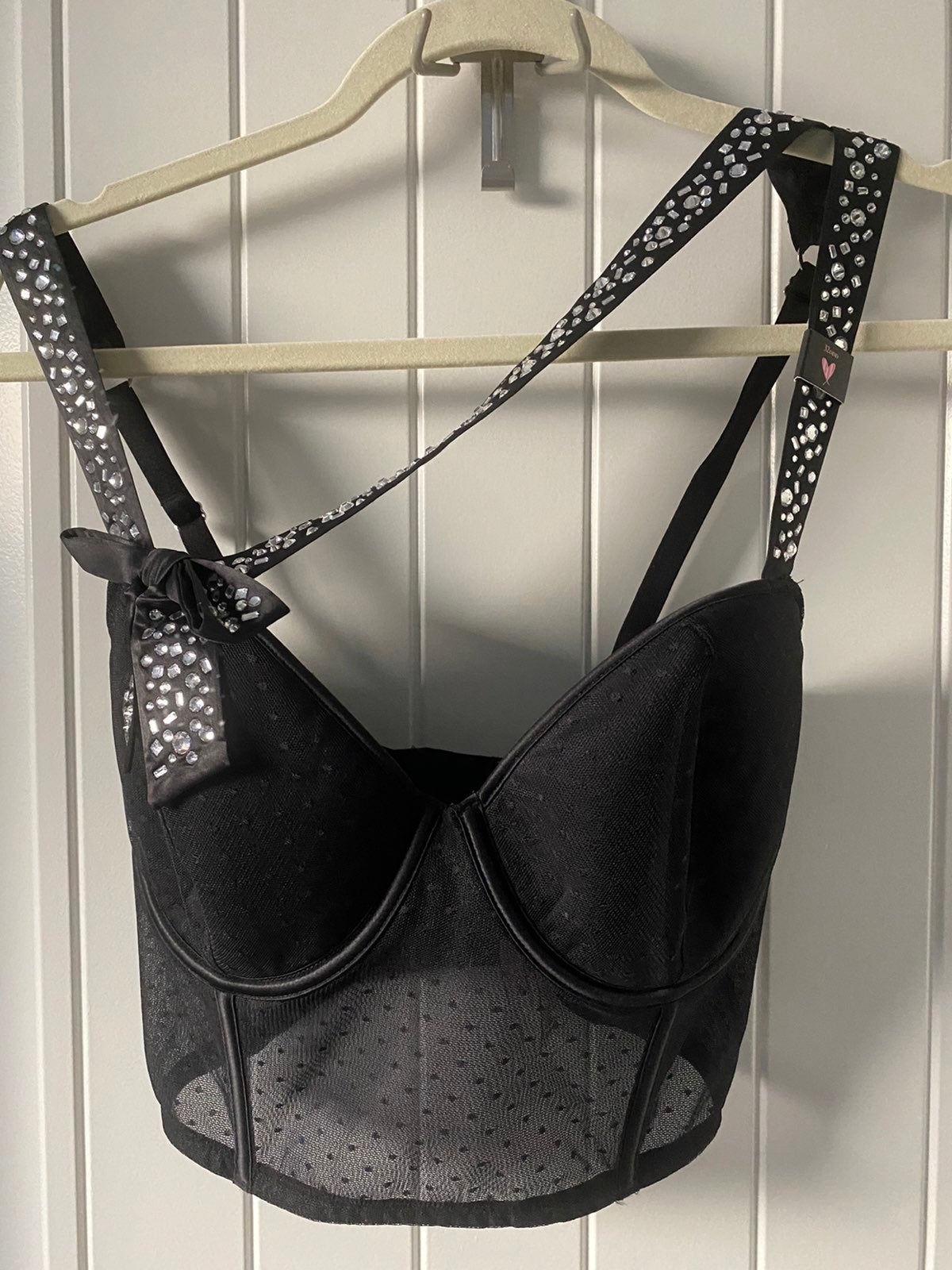 NEW VICTORIA’S SECRET RHINESTONE CORSET AND PANTIES