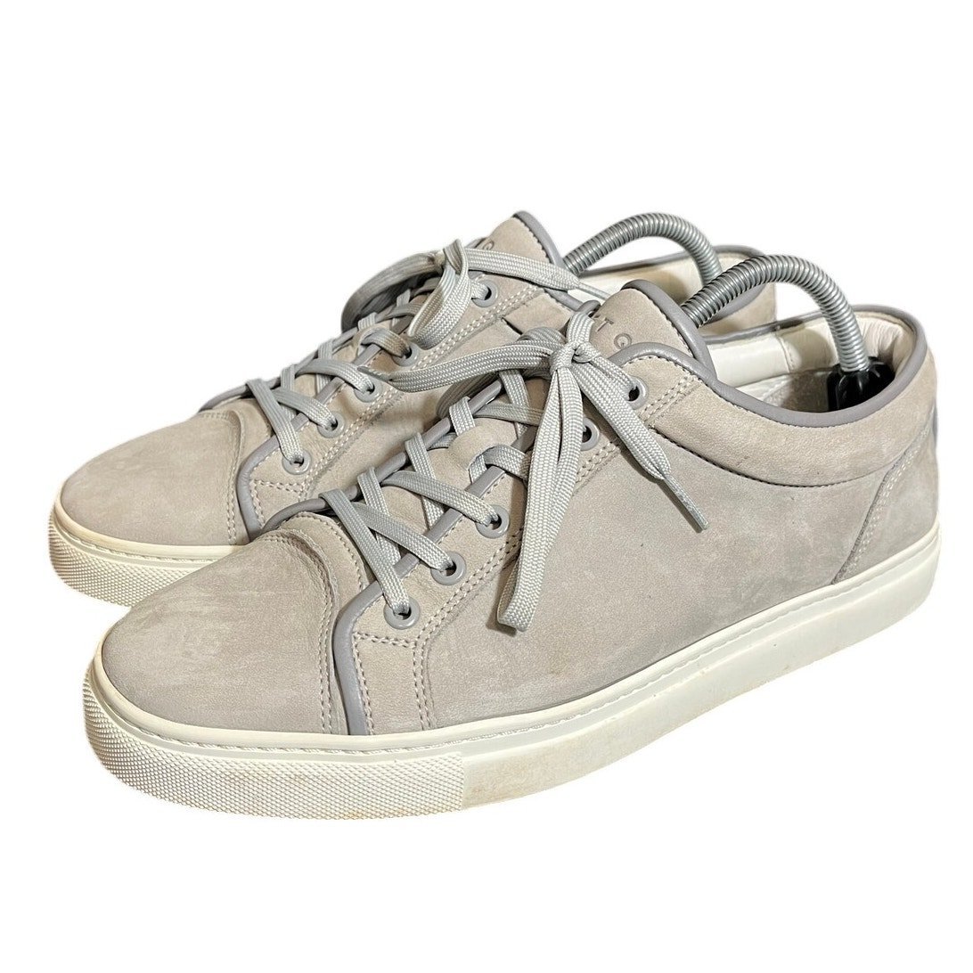 ETQ Amsterdam LT 01 Premium Suede Dove Grey Minimalist Sneaker Size 44 US 11