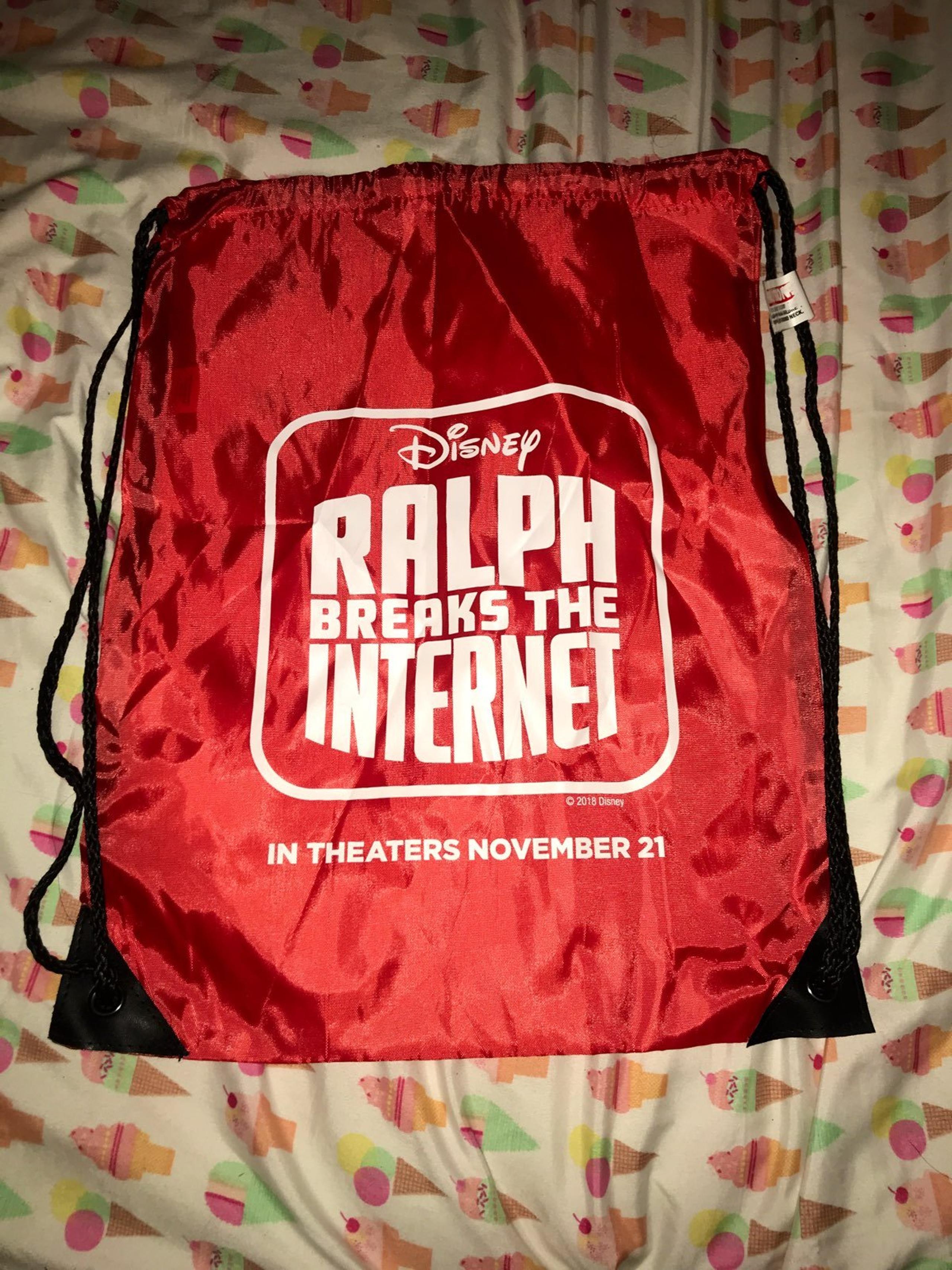 Ralph Breaks The Internet drawstring Bag