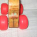 vintage 1966 fisher price number 711 cry baby bear pulltoy