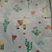Cactus Llama Sun Plants Baby Blanket Lovey Fleece Sherpa 30x38 RN 119741