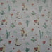 Cactus Llama Sun Plants Baby Blanket Lovey Fleece Sherpa 30x38 RN 119741