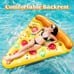 Giant Inflatable Pizza Slice Pool Float, Fun Pool Floaties, Swim Party Toy