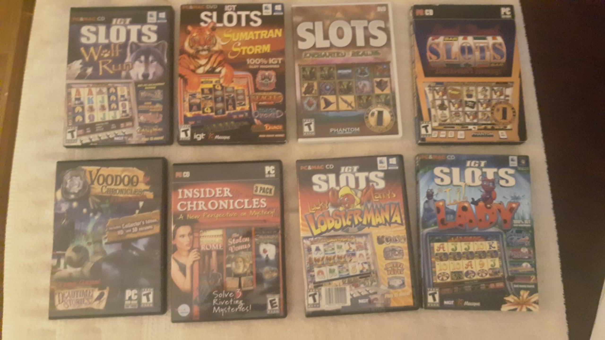 Games pc cd Rom games lot of 9 preowned