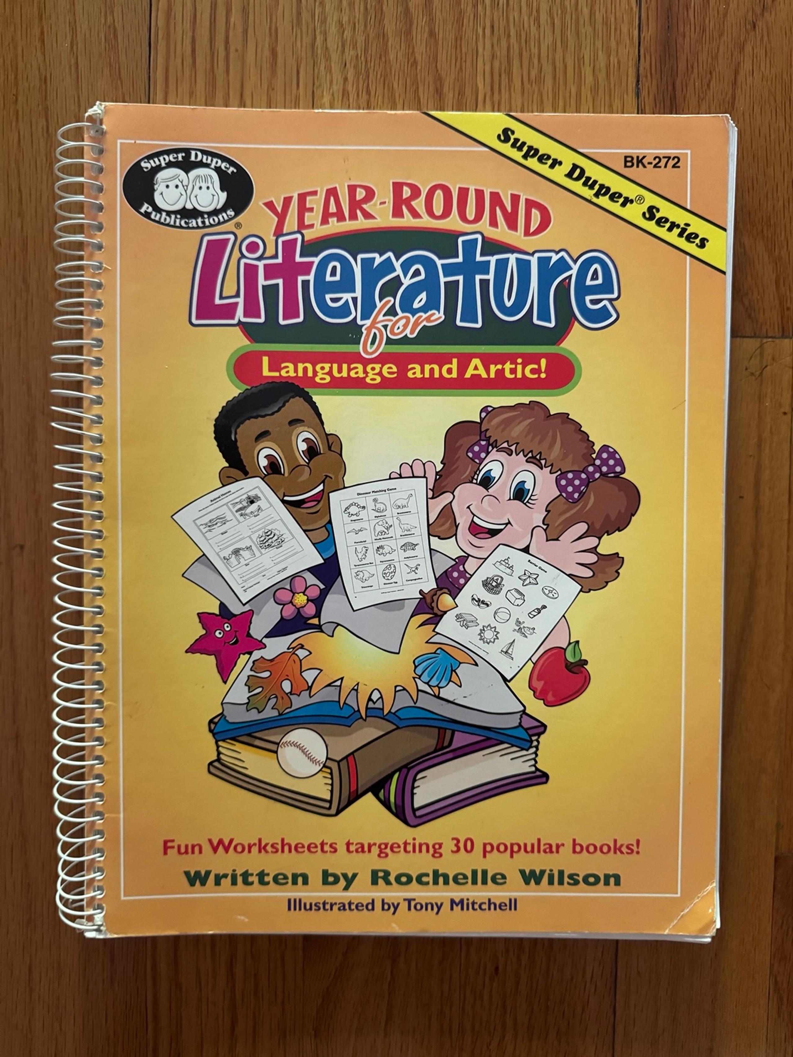 Super Duper Year Round Literature for Language and Articulation.