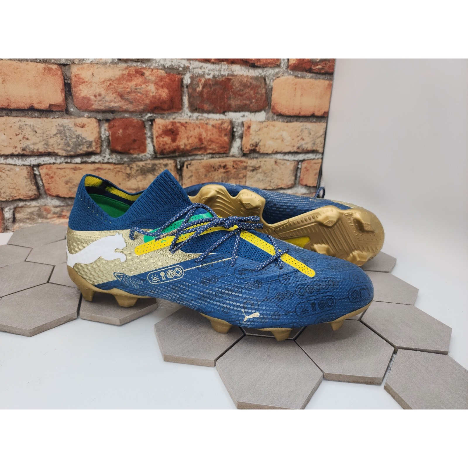 PUMA x NEYMAR FUTURE 7 ULTIMATE BNA Men Sz 12 FG AG Soccer Cleats Wear 108079-01