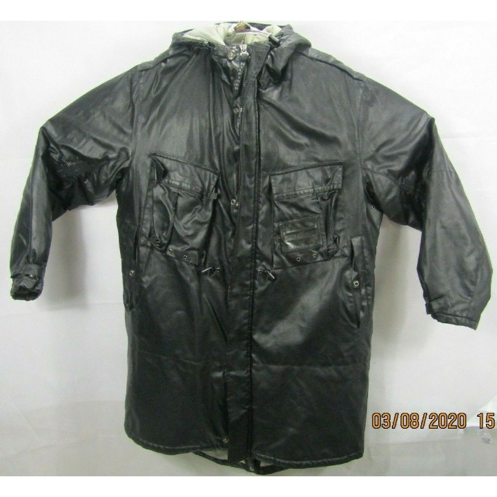 tommy hilfiger mens faux leather trench