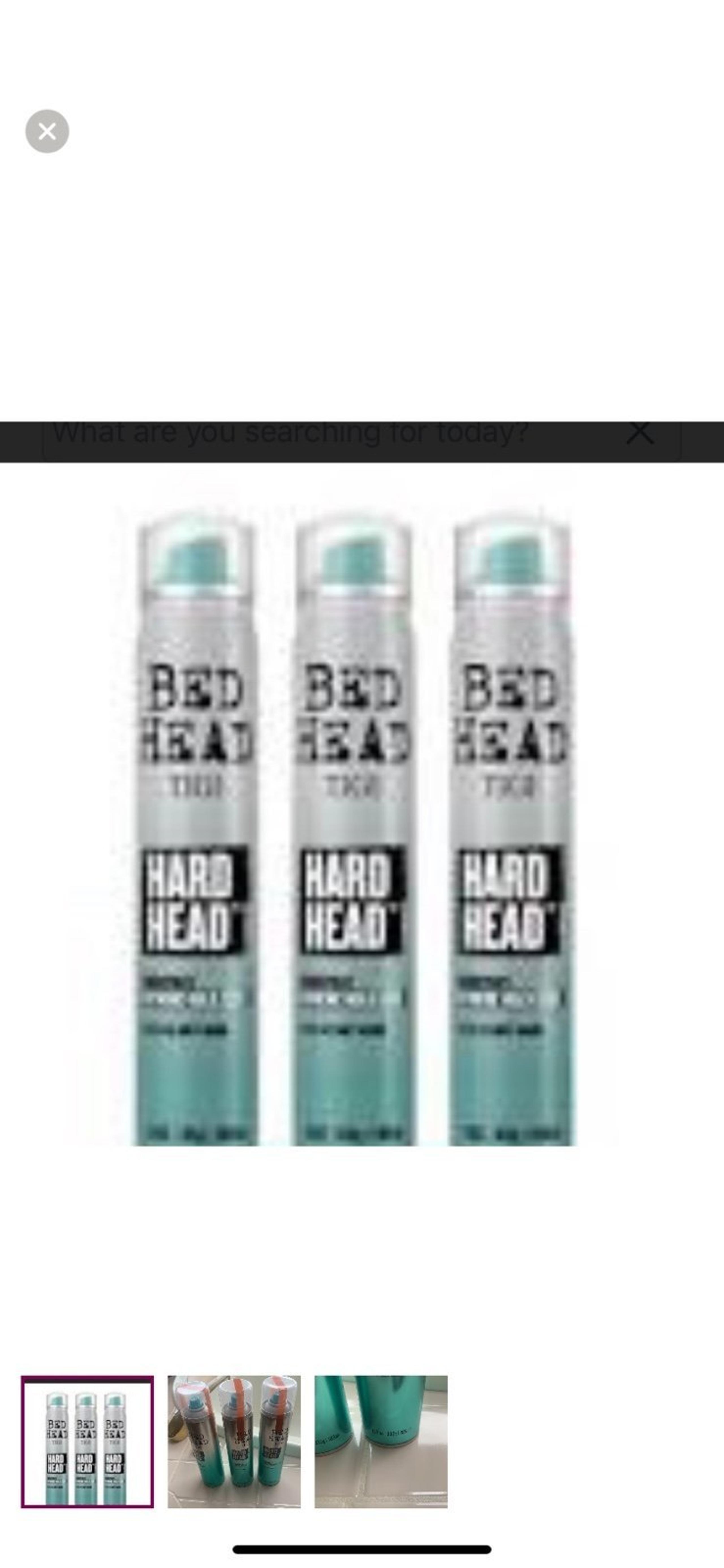 TIGI Bed Head Hard Head Hairspray for Extra Strong Hold - For All Hair Types -