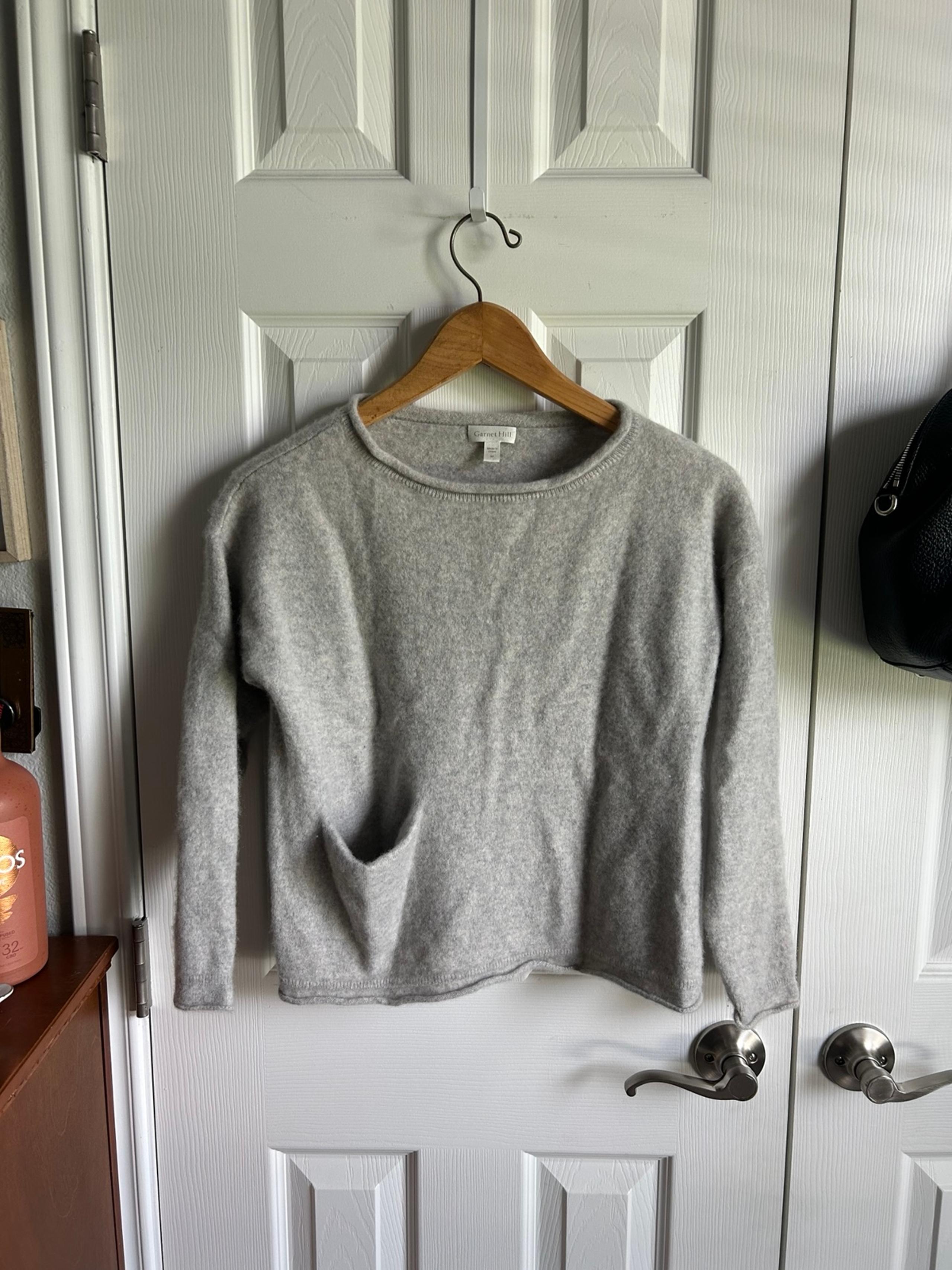 Garnet Hill | cashmere boxy cozy minimalist luxury sweater