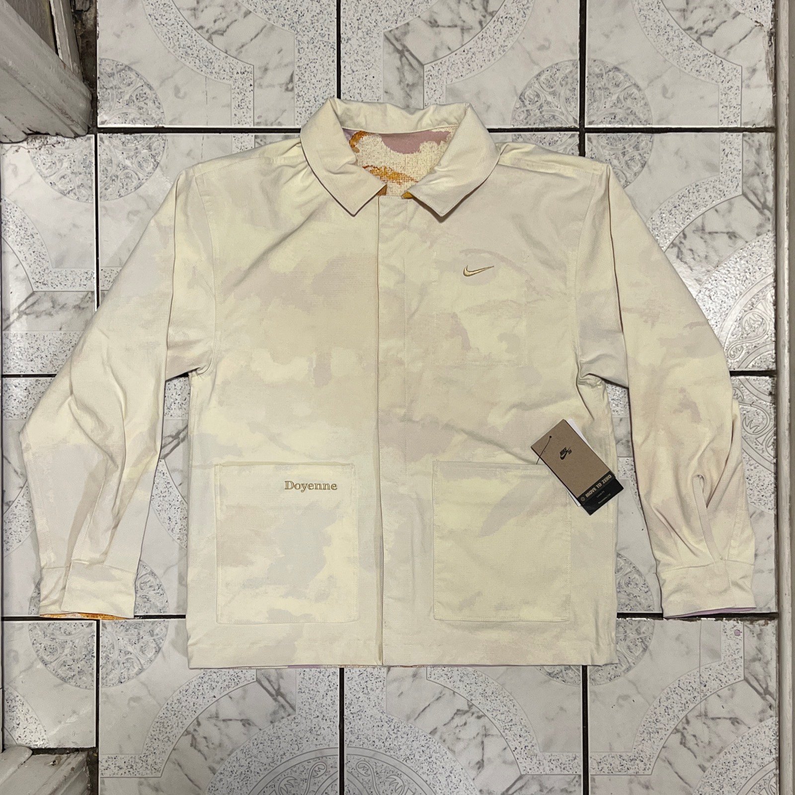 New Nike SB X Doyenne Jacket Reversible Button Down Men’s Size XS FD2151-113