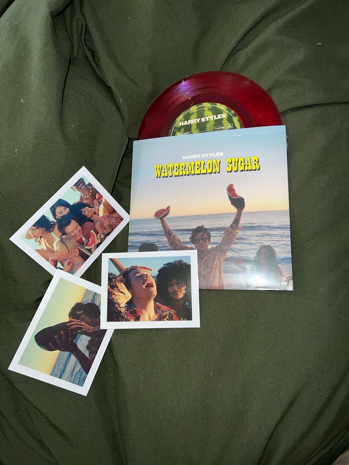 Harry Styles Watermelon Sugar red 7in vinyl single