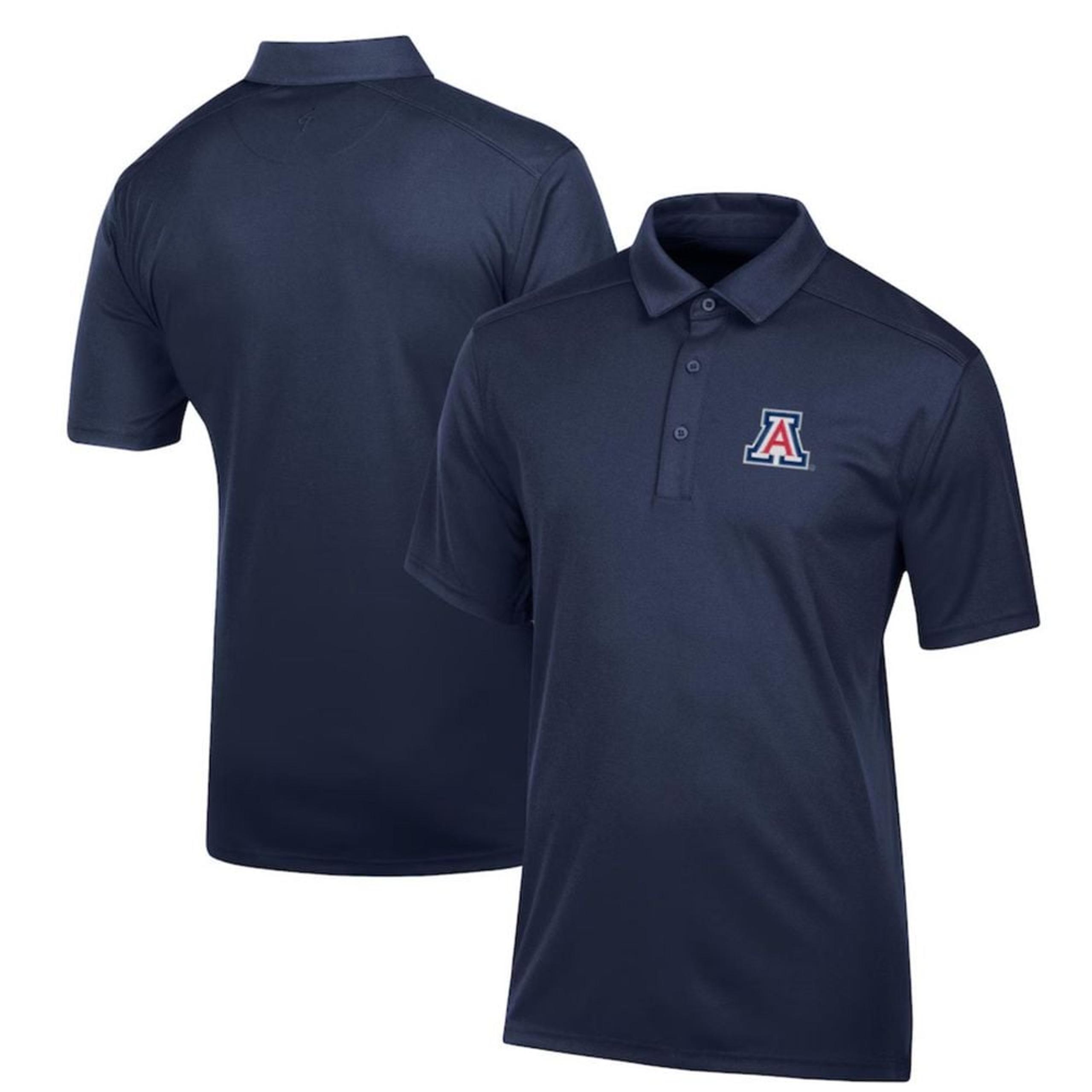Cutter & Buck Men's XL Navy Arizona Wildcats Classic Jacquard Navy Blue Polo New