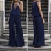 The Jet Set Diaries Souks Jumpsuit Ink Blue Size Small