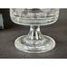 Set of 6 Wine Goblets CIVAM 1946 Murano Italy Etched with Silver Colored Trim