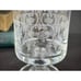 Set of 6 Wine Goblets CIVAM 1946 Murano Italy Etched with Silver Colored Trim