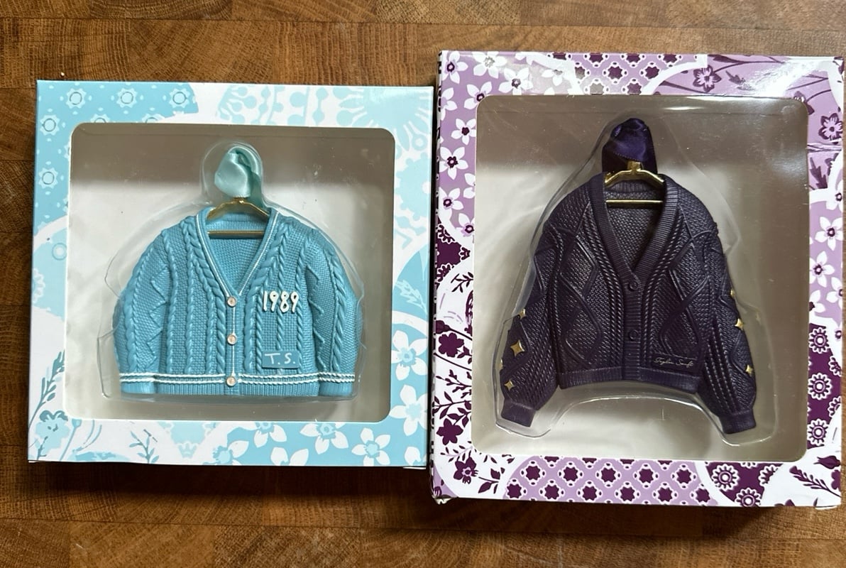 Taylor Swift Cardigan Ornaments