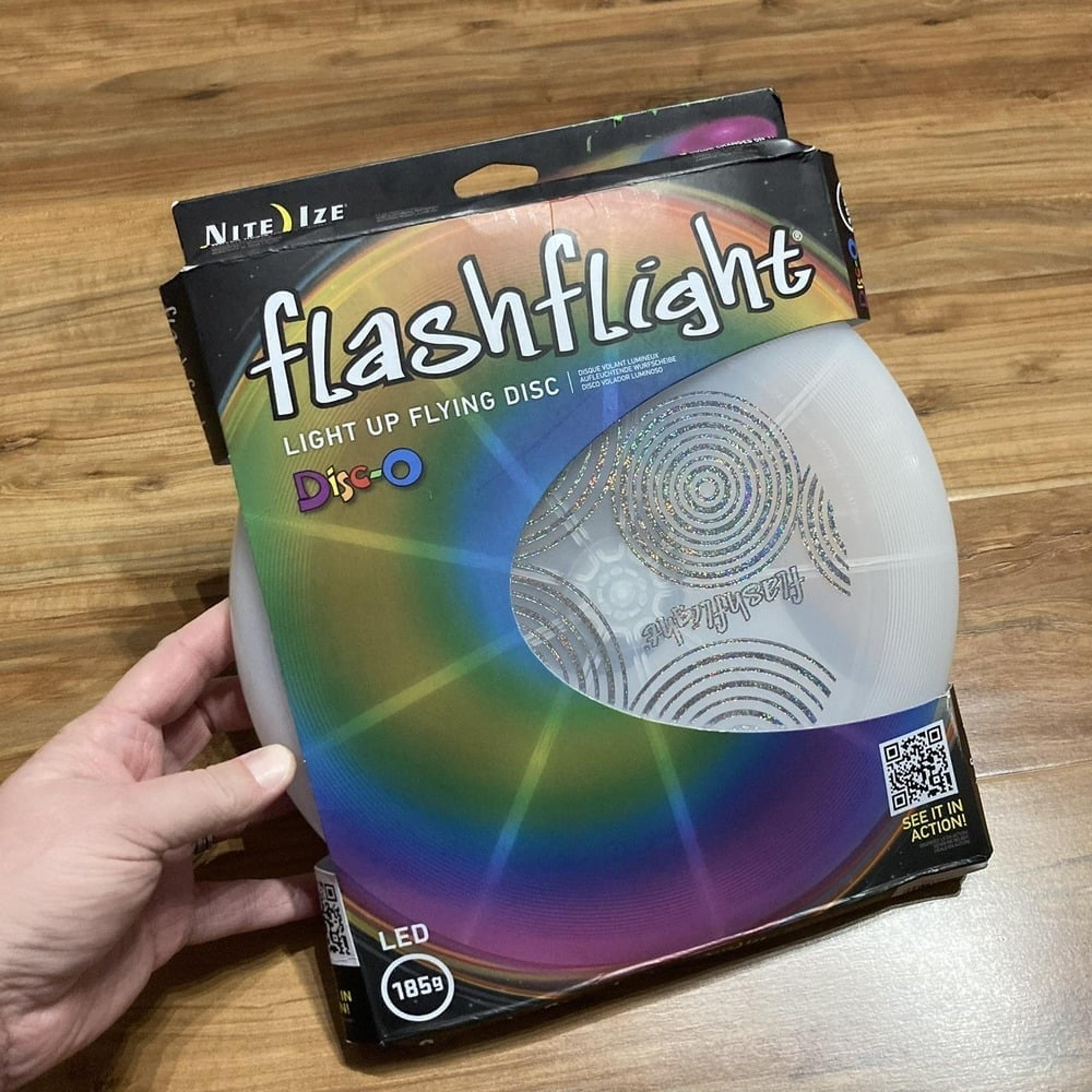 Flashfligh Light Up Flying Disc Frisbee Disc-O Red, Blue, Green & Multi LED  New