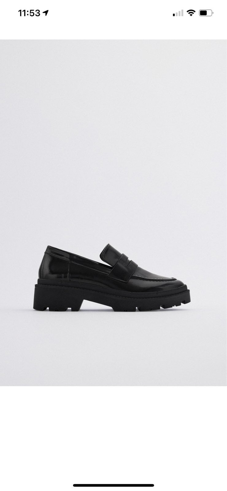 Zara star comfort treded loafer