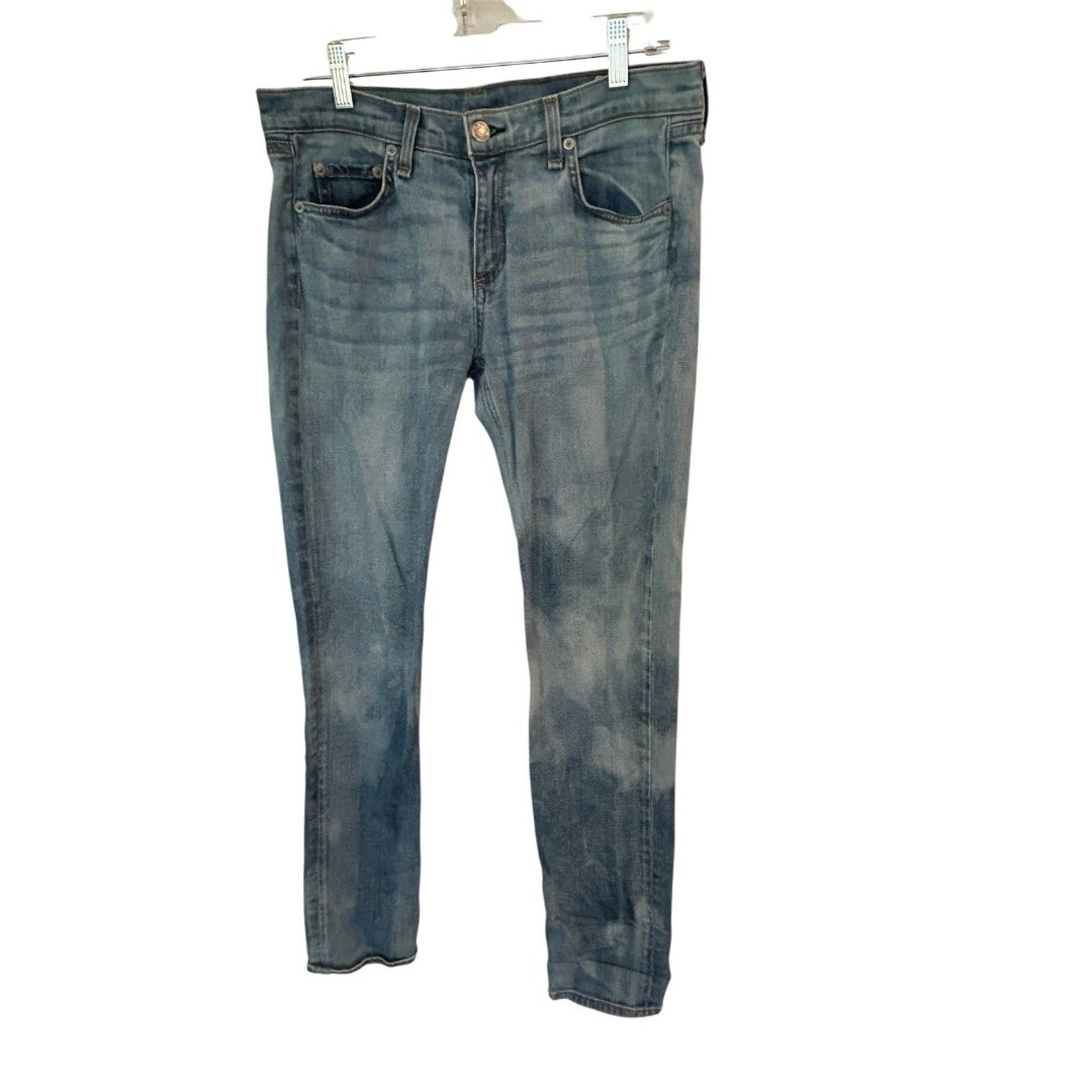 Rag & Bone Blue Jeans Womens 28 The Dre Golden Wash Boyfriend