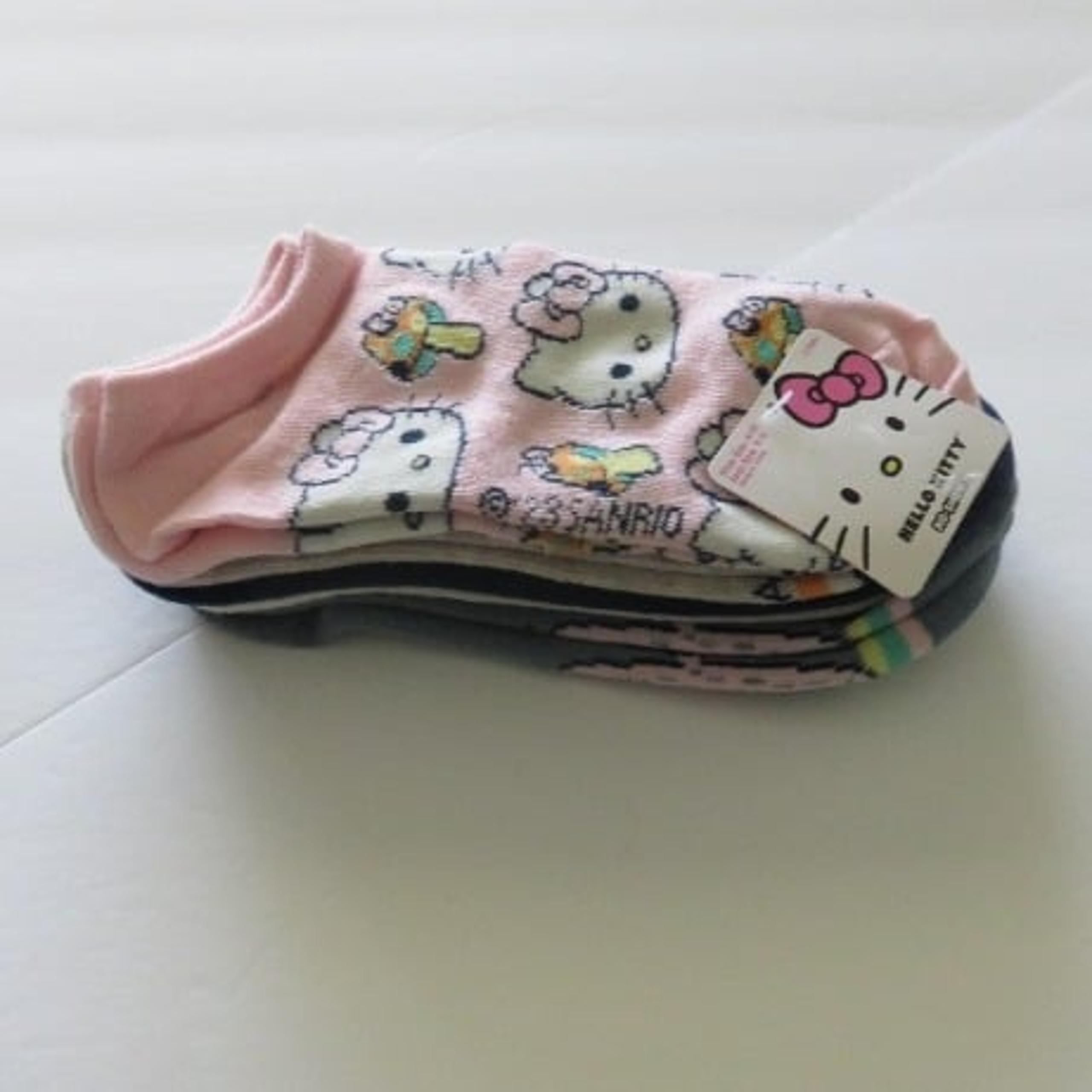 (#I) Hello Kitty 5-pairs No-show socks
