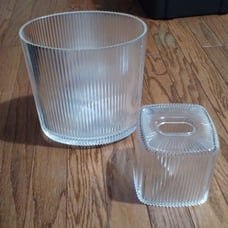 Creative Bath Products Tissue Box and Waste Bin
